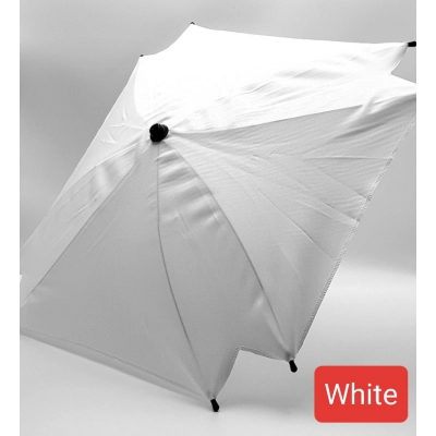 Parasolka do wózka, kol.WHITE (wys.24h), uniwersalna. Najwyższa jakość! Oryginalna!