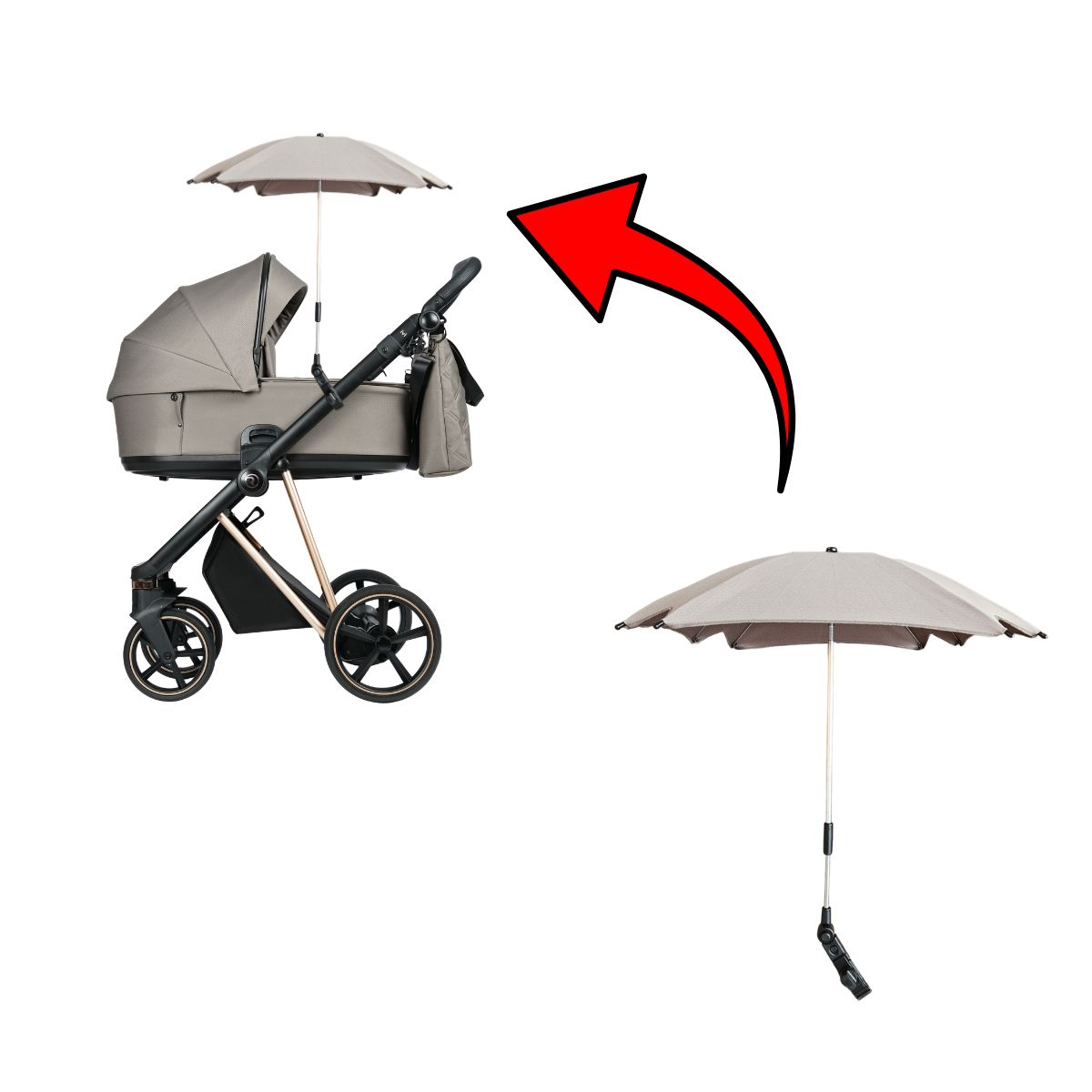 Wózek Roan Mocca