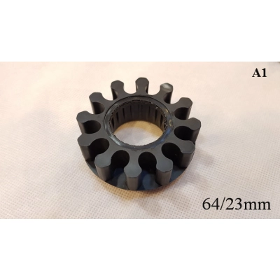 Zębatka hamulcowa, hamulec | Typ A1 | (64/23mm) Grube Zęby