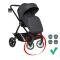 Naprawa kółek Eurocart CROX PRO - montaż łożysk - 2 kółka przednie z wysyłkami!