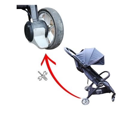 USŁUGA - Naprawa hamulca w wózku Baby Jogger - na miejscu w serwisie, konserwacja, odblokowanie