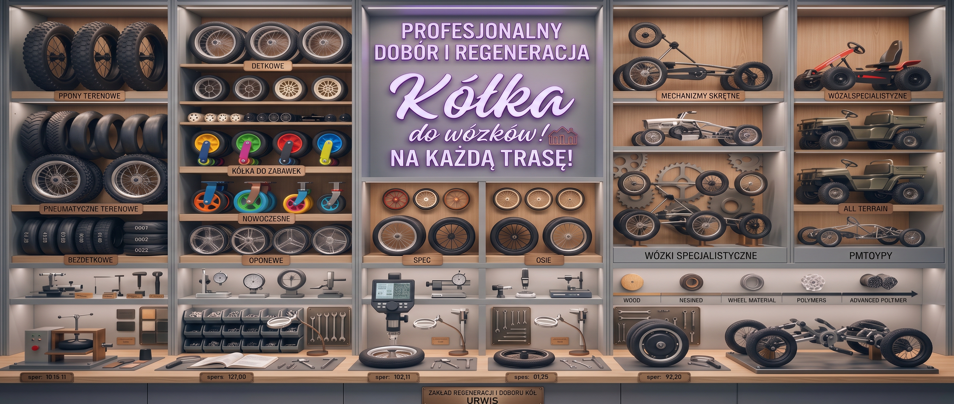 Kółka do wózków dziecięcych