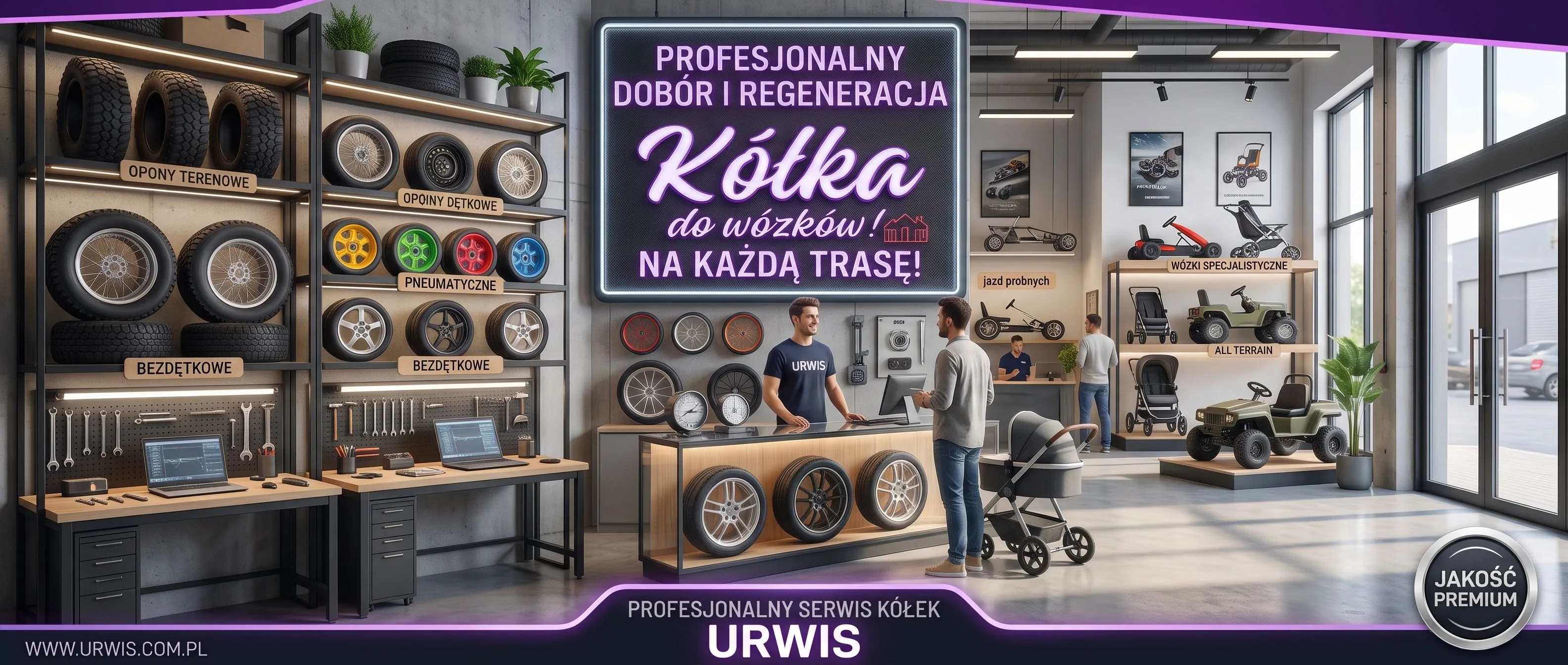 Kółka do wózków dziecięcych