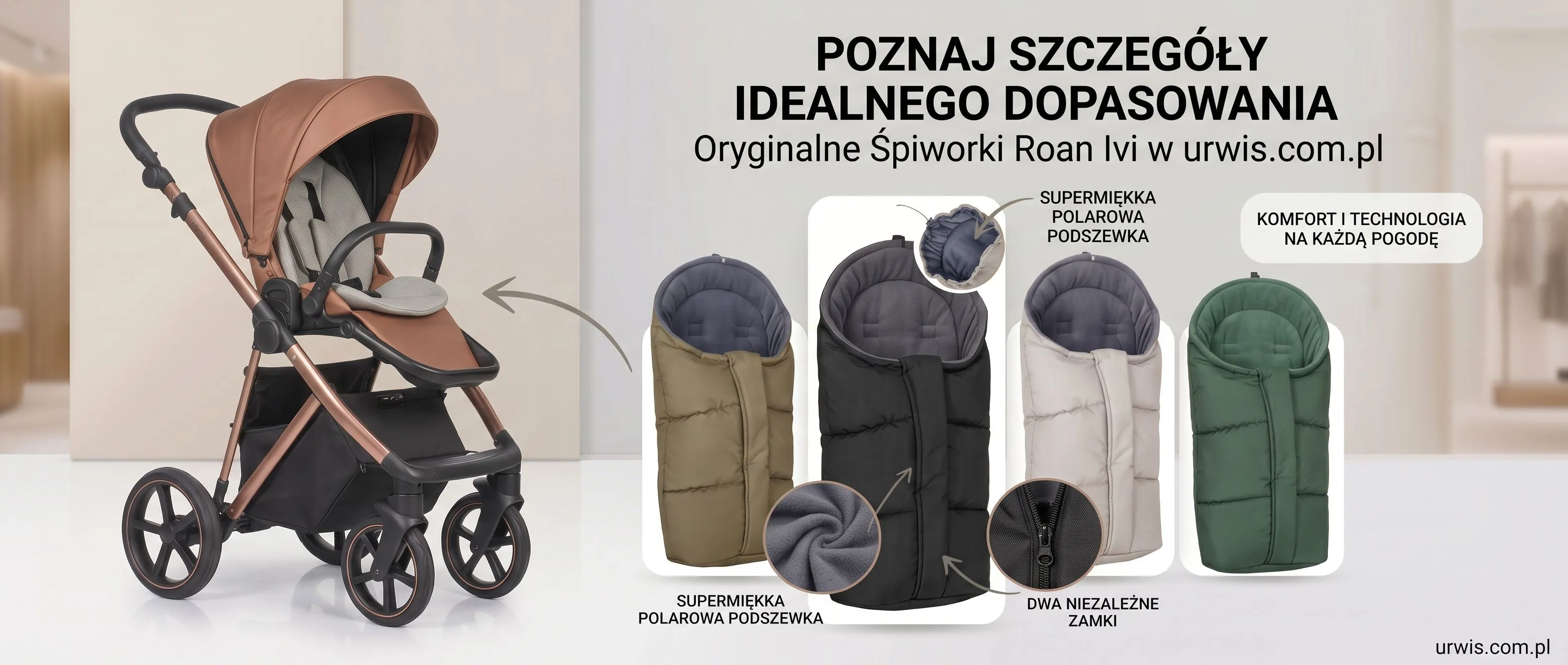 Roan Ivi - oryginalne śpiworki do wózków