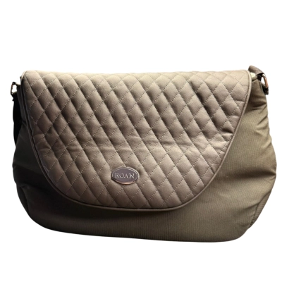 Oryginalna torba Roan do wózka Emma / Marita – khaki, klapa ekoskóra | stan powystawowy | T4