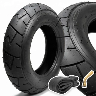 Opona 10x1.75x2 (47-152) Outlander + Dętka 10 cali z giętym wentylem