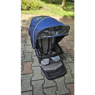 Siedzisko Spacerowe Baby Design Husky Spacerówka Pokrowiec Folia Stan Dobry