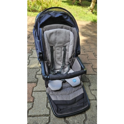 Siedzisko Spacerowe Baby Design Husky Spacerówka Pokrowiec Folia Stan Dobry
