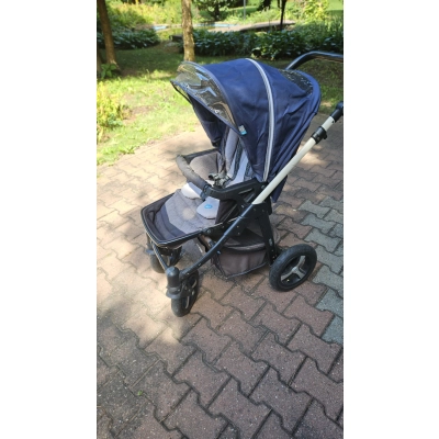 Siedzisko Spacerowe Baby Design Husky Spacerówka Pokrowiec Folia Stan Dobry