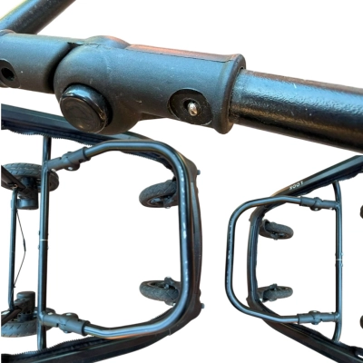 Oryginalny stelaż podnóżka z mechanizmem regulacji do wózka Baby Design Look Air – część używana
