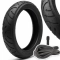 OPONA i dętka PW do wózka 225x48 CZARNA G-820 Onyx, 225/48