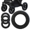 Osłonki na koła przód 210x35 tył 295x52 Baby Design – komplet 4 sztuki | 8 i 12 cali