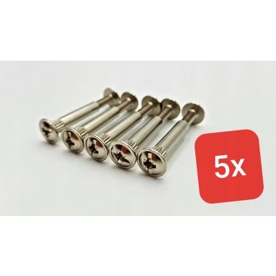 ZESTAW 5x NIT do wózka skręcany 31-40mm/5mm, DŁUGI