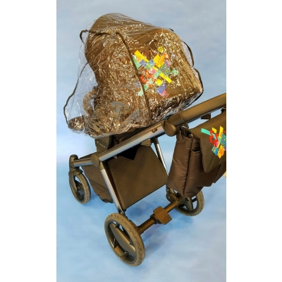 Duża folia przeciwdeszczowa do wózka Kinderkraft