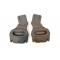 Junama Cosmo iSize - fotelik samochodowy 0+ (0-13kg) + adaptery | J. SZARY