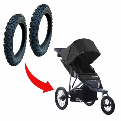 Opony tylne 16 cali do wózka Joovy Zoom – CZESKIE mocne terenowe grube