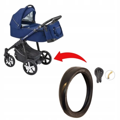 OPONA i dętka GW do wózka Baby Design Lupo Comfort Opona Tylna Głaska SLICK