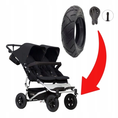 OPONA i DĘTKA Prosty Wentyl GRUBA do Wózka Dziecięcego Mountain Buggy Duet