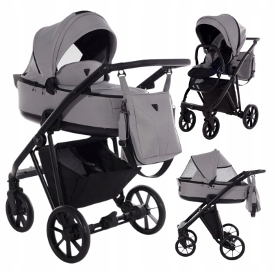 SMART Junama 2w1 wózek wielofunkcyjny głęboko-spacerowy Smart 01 grey
