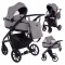 SMART Junama 2w1 wózek wielofunkcyjny głęboko-spacerowy Smart 01 grey