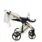 JUNAMA HAND CRAFT WÓZEK DZIECIĘCY 2W1 Z AKCESORIAMI - KOLOR 08 white/gold