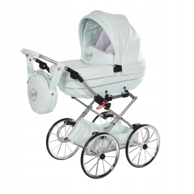 Junama Candy MINI 04 Wózek lalkowy 04 MIĘTOWY RETRO Duże Koła