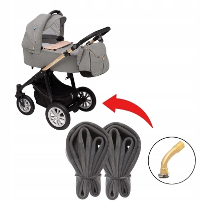 2x dętka do wózka Baby Design LUPO - tylne koła, gięty wentyl (12