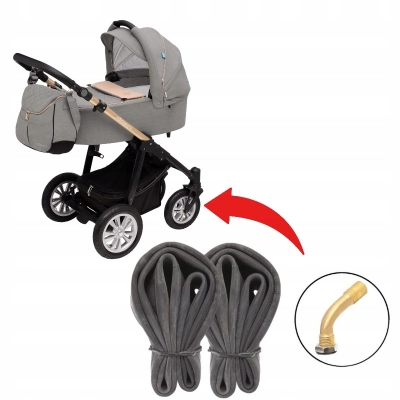 2x dętka do wózka Baby Design LUPO - przednie koła, gięty wentyl (10