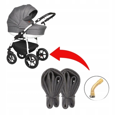 dętka 12 cali do wózka Baby Merc – tylne koła, komplet gięte wentyle