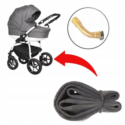Dętka 12 cali do wózka Baby Merc – tylne koło, gięty wentyl