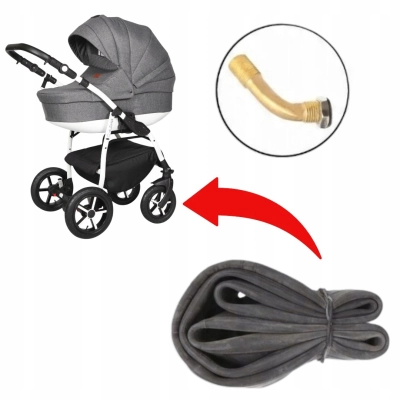 Dętka 10 cali do wózka Baby Merc – przednie koło, gięty wentyl