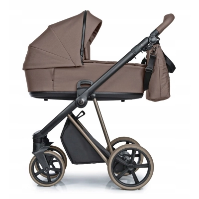 Wózek Roan Ivi 2.0 2w1 Mocha Mousse +adaptery – Komfort i Modny Design