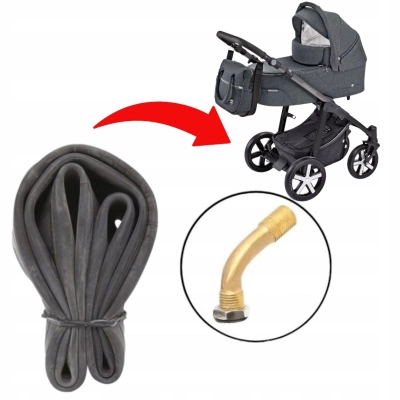 Zamiennik dętki 295x52-229 do wózka Baby Design Husky | gięty wentyl
