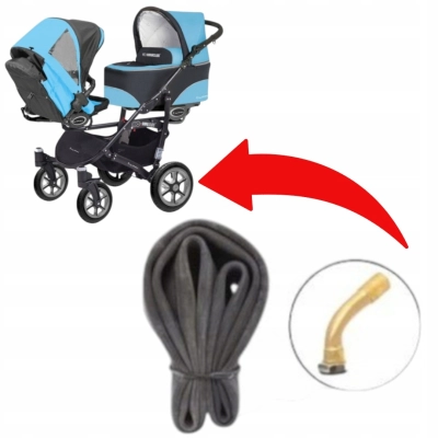 Dętka 12 cali z giętym wentylem | Tył | Baby Active Twinni