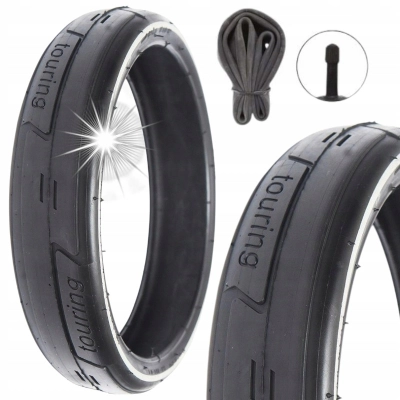 Komplet opona + dętka 48x188 | Touring | do wózka dla dzieci | odblaskowy